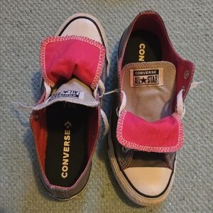 Converse All Star Pink and Gray Size 7